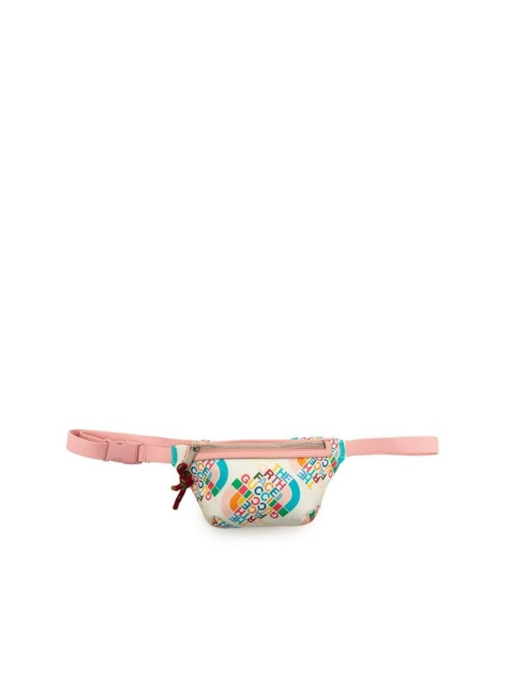Gucci the North Face Belt Bag White Multicolor Nylon Leather